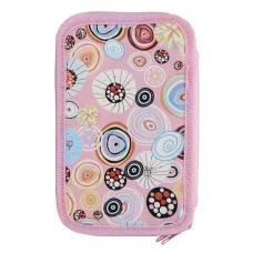 Пенал 3-секц. КАРАМЕЛЬ РОЗОВАЯ-3 (ПН-0727) 190х115, гладь ПН-0727