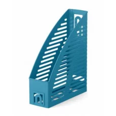 Подставка для бумаг вертикальная пластиковая ErichKrause Base, Vivid, 85мм, бирюзовый 57947