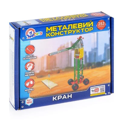 Конструктор металлический "Кран" Т4890