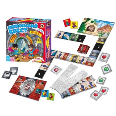 Настольная игра. "Шпионский квест" 02056