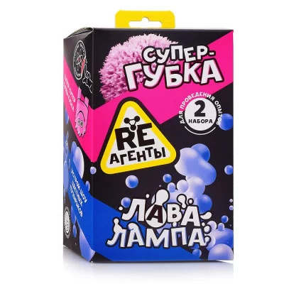 Научно-познавательный набор "Супер-губка и Лава-лампа" EX103T