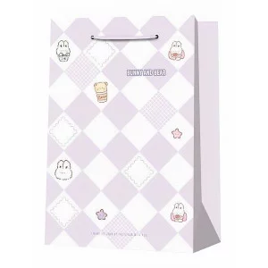 Dream cards Пакет подарочный с мат.лам. 26х32х10 см(размер L)Лучшие друзья,фиолетовый,210 г.ПКП-6593