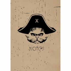 Книга для записей А5 (145х210) 80л 7БЦ Pirate КЗ5803486