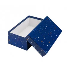Коробка прямоугольная подарочная Звездная ночь 30,5 х 20 х 13 см РазборПП-4535