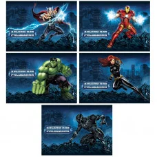 Альбом для рисования 20л А4 на скрепке Hatber Marvel Мстители Хатбер 300869