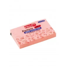 Бумага для заметок с клеевым краем РОЗОВАЯ ЗБ-5571 51х75 мм, 100л ТМ Profit