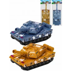 Танк инерционный 15х5х4,5 см, пластик, цвет микс, в пакете МИ-7489