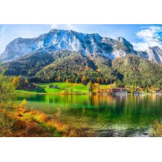 Холст с красками 30х40 см по номерам. ОЗЕРО В ГОРАХ (Арт. Х-9050)