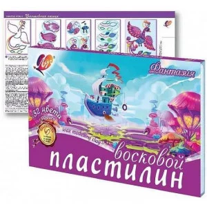 Пластилин восковой 32цв 480г "Фантазия" стек карт упак ЛУЧ 31С 2066-08 040936