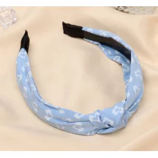 Ободок для волос "Джонс" сердца 2,5см голубой 10454612