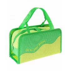 Пенал-косметичка 2в1 (жёлтый\зелёный) (ПН-6153)