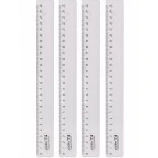 Линейка 25 см. ПРОЗРАЧНАЯ (Л-9299) Л-9299