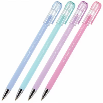 Ручка шариковая BRUNO VISCONTI FirstWrite, СИНЯЯ, Zefir, ассорти, узел 0,5 мм, линия письма 0,3 мм, 20-0239