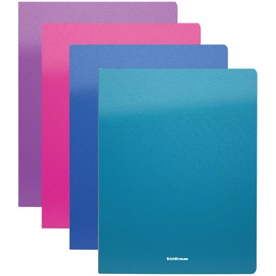 Папка с прижимом 0,5мм "Diagonal Vivid" ассорти ERICH KRAUSE 47184 317527