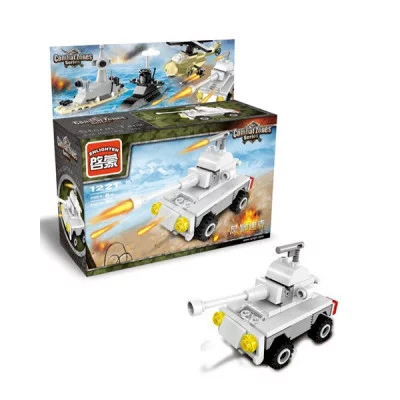 Конструктор "Военная техника.Танк" 53 дет.в коробке 1221