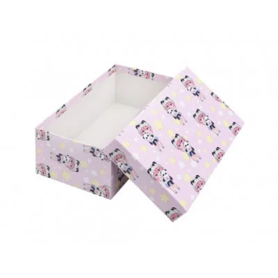 Коробка прямоугольная подарочная Аниме и панда 21 х 14 х 9 см РазборПП-4532