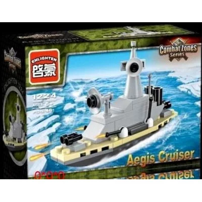 Конструктор "Боевой корабль" 48 деталей в коробке 1224