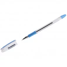 Ручка шариковая Berlingo "I-10" синяя 1 шт., 0,4мм, грип BERLINGO_ 133528