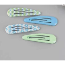 Невидимка для волос "Флора" (набор 8 шт) цветы узоры 5см микс 10679927