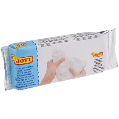 Паста для моделирования JOVI, отвердевающая, белый, 500г, вакуумный пакет JOVI 244294