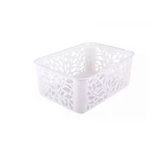 Корзина Leaves 4л 258х186х100мм (молочный) ХТ2904