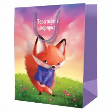 Пакет подарочный 1шт 18*23*10см ArtSpace "Тебя ждет сюрприз", ламинированный 340264