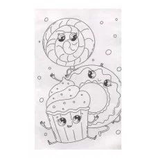 ЛЮБИМАЯ РАСКРАСКА эконом А4. НЯШКИ 978-5-378-34387-4