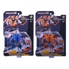 Transcar mini робот-трансформер, 8 см, блистер (в асс. 2 вида, синий и оранжевый) Т24051