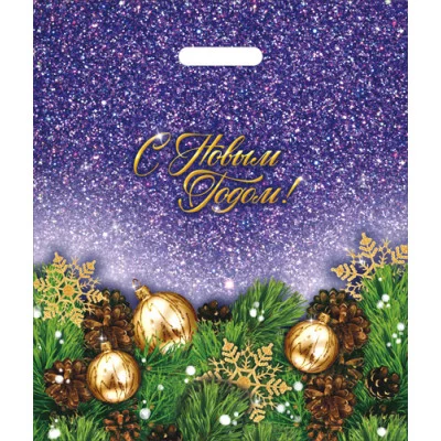 Пакет полиэтиленовый вырубной Блёстки 40х47/45 ПП-7311