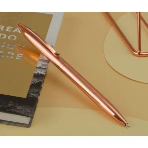Ручка шариковая автоматическая MESHU "Rose gold" синяя, 1,0мм 325970