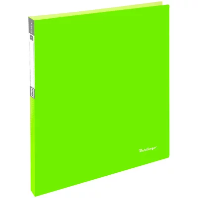 Папка на 2-х кольцах Berlingo "Neon", 25мм, 700мкм, неоновая зеленая BERLINGO* 239871