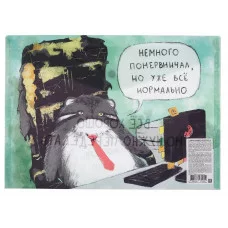 Папка-конверт А4 "Немного понервничал" КанцЭксмо ПКП40348