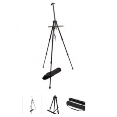 Мольберт BV-364 INTELLIGENT металлический складной черный, 165х90см 309307