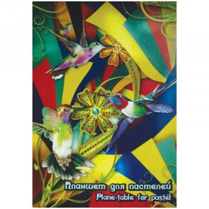 Планшет для рисования 20л А4 Лилия Холдинг Калейдоскоп 200г/м2 4-х цветный картон 169487