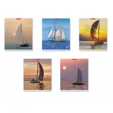 Тетрадь общая ученическая ErichKrause Sea Breeze, 48 листов, клетка, матовая ламинация 54261