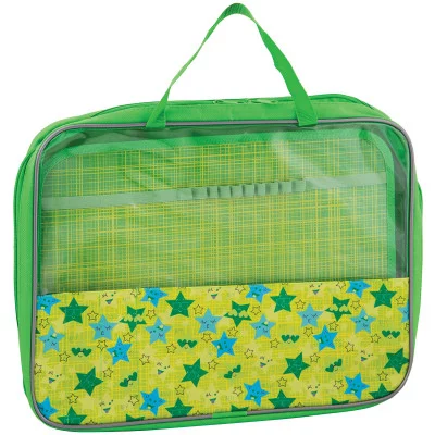 Папка с ручками А4 ArtSpace "Моноколор", молния вокруг, печать на пластике, 50мм Спейс 256164