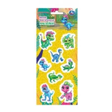 Мягкие многораз наклейки 97*227мм динозаврики Умка 4610136738362