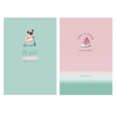 Бизнес-блокнот А5 евроформат 205х145 переплёт твёрдый 80л. индивид. линия Fre ББ5т80_лм_вл 9869