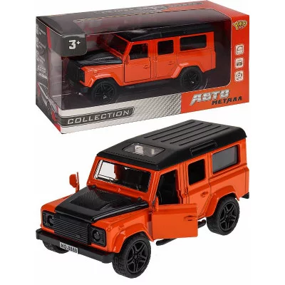 Машинка металл (1:36) 12,2х5,3х4,9см, 3 открывающиеся дверцы, микс, в коробке (Арт. M1523-12A)
