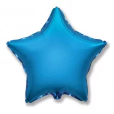 Шар (18\'\'/46 см) Звезда, Синий, 1 шт. 301500A