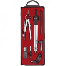 Готовальня 07 предметов циркуль 135мм сгиб ножка металл  DEVENTE 5093205 155144