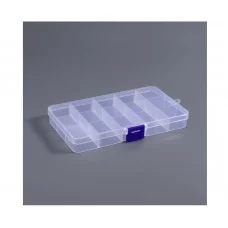 Органайзер д/декора 15секц прямоуг 17,4*10*2,2см прозрач пакет накл QF 6936235