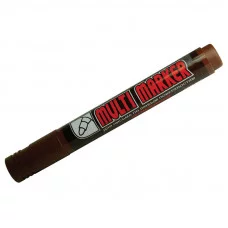 Маркер перманентный Crown "Multi Marker" коричневый, пулевидный, 3мм Crown 156718