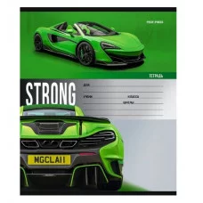 Тетрадь КЛЕТКА 18л. РАЗНЫЕ АВТОМОБИЛИ - 7 (18-4312) обл.-мелов.картон, 18-4312