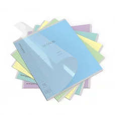 Тетрадь школьная 1шт пластиковой обложкой ErichKrause® Классика CoverPrо цвет ассорти, А5 18 листов, клетка 56356