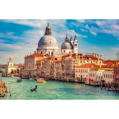 Алмаз мозаика (клас.) 30х40 см, с подр., с полн. заполн.(30цв.)Живописный Гранд-канал (Арт. НД-0345)