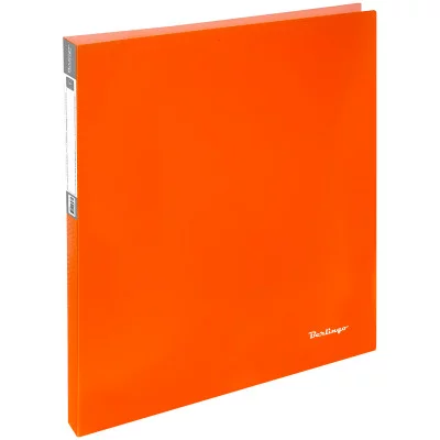 Папка на 2-х кольцах Berlingo "Neon", 25мм, 700мкм, неоновая оранжевая BERLINGO* 239874
