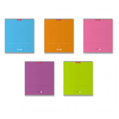 Тетрадь школьная ученическая ErichKrause MC-7 ассорти, 24 листа, линейка MIX-PACK 56307