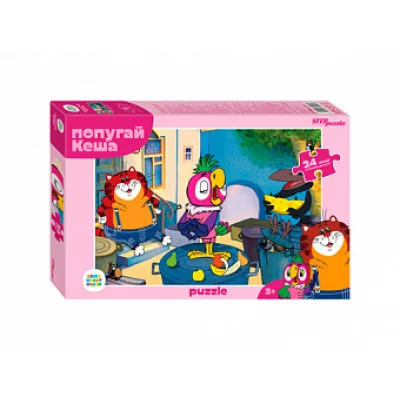 Пазлы 24 maxi "Попугай Кеша" (С/м) 70016