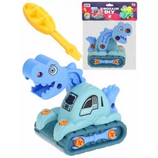 Игрушка конструктор. Динозавр в наборе отвертка 19х30см, в пакете 2313322